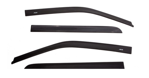 Auto Ventshade Ventvisor Low Profile Deflector; Matte Black; Outside Mount; 4 pc | BBFF 774017