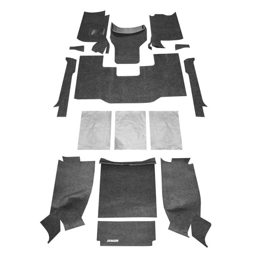 BedRug CBRCJ81 Cargo Kit Liner 8 pc. Front 4 pc. Rear Jeep CJ7 ~