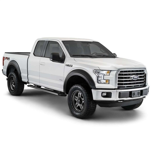 Bushwacker® 20943-02 Extend A Fender Flares OE Matte Black 4pc For Ford F-350