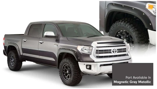 Bushwacker 30918-63 Pocket Painted Fender Flares Magnetic Grey 4pc For Tundra