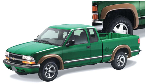 Bushwacker® 41907-11 Extend A Fender Flares OE Matte Black 4pc For Blazer