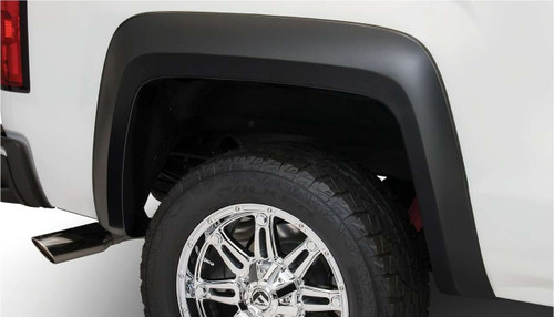 Bushwacker® 40100-02 Extend A Fender Flares OE Matte Black Pair For Sierra 2500