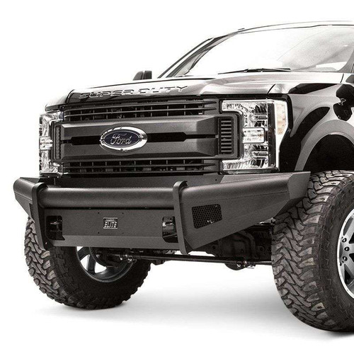 Fab Fours FS17-Q4161-B Elite Front Ranch Bumper Black F-250