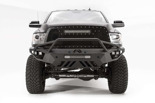 Fab Fours® DR16-V4052-B Vengeance Front Bumper Bare Ram 2500