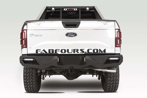 Fab Fours FF15-E3251-1 Vengeance Rear Bumper Black Ford F-150 ^