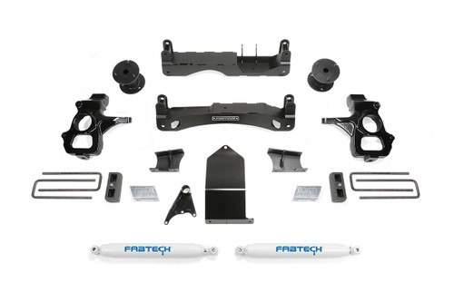 Fabtech® K1116 4" Basic Lift System w/Shocks For GMC Sierra 1500