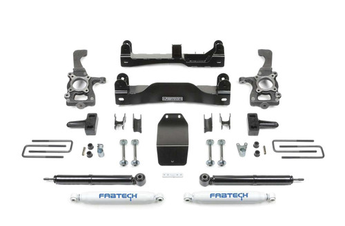 Fabtech® K2183 4" Basic Lift System w/Shocks For Ford F-150