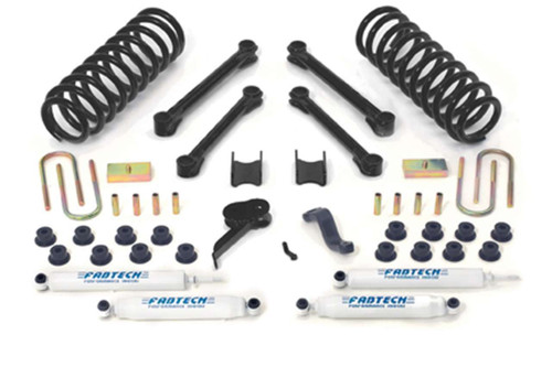 Fabtech® K3037 4.5" Performance Lift System w/Shock For Jeep Wrangler