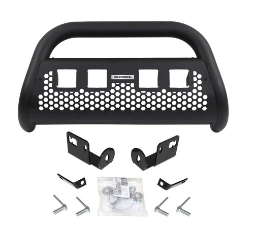 Go Rhino® 55164T Rhino Charger 2 RC2 LR Bull Bar Kit Black For GMC Sierra 1500