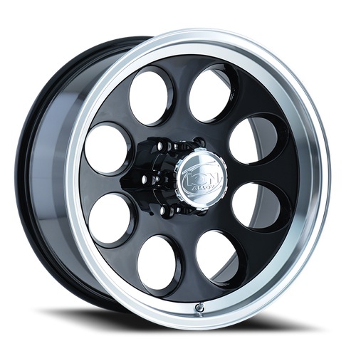 DOORBUSTER PRICING! - Ion 171 Wheel 15x10 6x114.3 Gloss Black Machined -38mm | 171-5186B