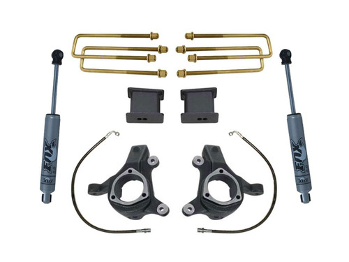 MaxTrac® KS881332F Suspension Lift w/Shocks 3" Front 2" Rear For Silverado 1500