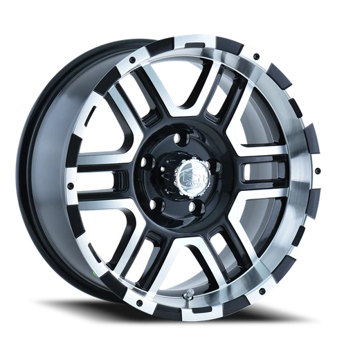 DOORBUSTER PRICING! - Ion 179 Wheel 17x9 8x165.1 Satin Black Machined 0mm | 179-7981B