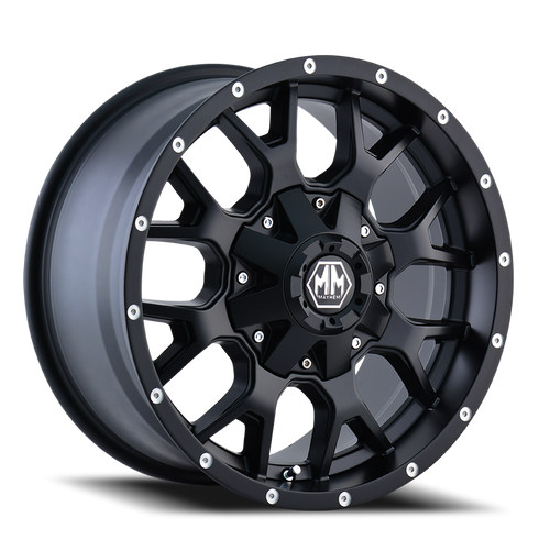 DOORBUSTER PRICING! - Mayhem Warrior Wheel 17x9 8x180 Matte Black 18mm | 8015-7978MB18