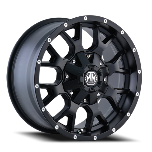 DOORBUSTER PRICING! - Mayhem Warrior Wheel 20x10 5x127 & 5x139.7 Matte Black -25mm | 8015-2152MB
