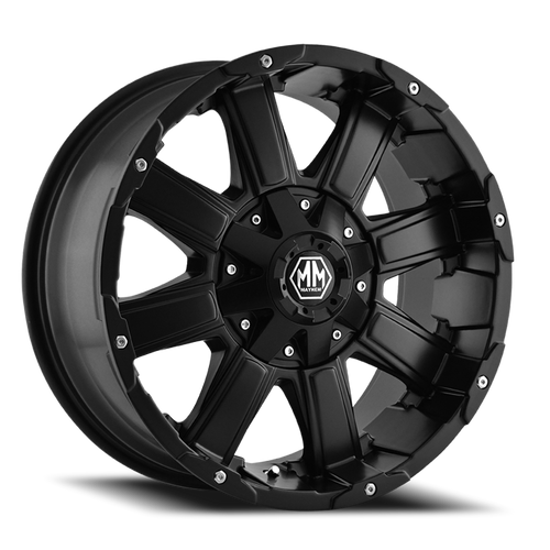 DOORBUSTER PRICING! - Mayhem Chaos Wheel 20x9 5x150 & 5x139.7 Matte Black 18mm | 8030-2997MB