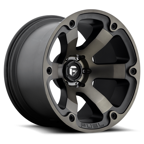 Fuel D564 Beast Wheel 20x9 8x170 Matte Black Machined With Double Dark Tint 1mm - FREE T-SHIRT INCLUDED! | D56420901750