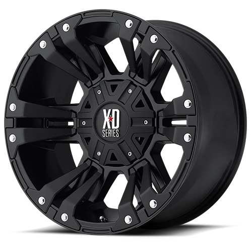 Xd Xd822 Monster Ii Wheel 18x9 8x165.1 Matte Black 18mm - FREE T-SHIRT INCLUDED! | XD82289080718