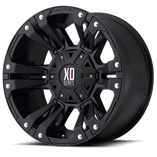 Xd Xd822 Monster Ii Wheel 20x9 8x180 Matte Black 18mm - FREE T-SHIRT INCLUDED! | XD82229088718
