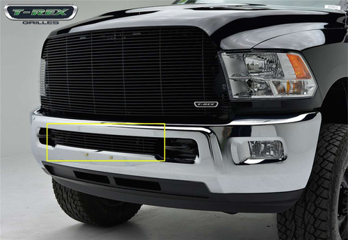 T-Rex® 25452B Billet Series Bumper Grille Insert Black Ram 3500