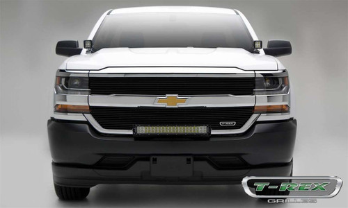 T-Rex 6211271 Laser Billet Series Grille Insert Black Chevrolet Silverado 1500