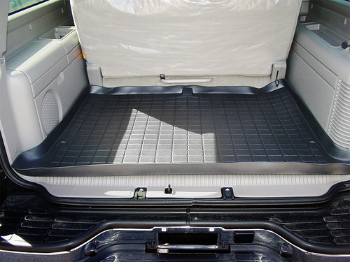 Weathertech Cargo Liner Black Behind 3rd Row Seating | BHTJ 40150