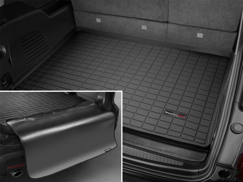 Weathertech Cargo Liner w/Bumper Protector Black Behind 3rd Row Seating | BHTJ 40678SK