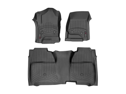 Weathertech 449651V-445422V FloorLiner DigitalFit Black 1st & 2nd Row Silverado