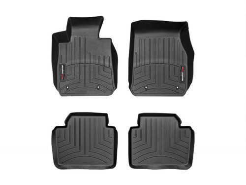 Weathertech® 44410-1-2 FloorLiner DigitalFit Black Front & Rear BMW M3