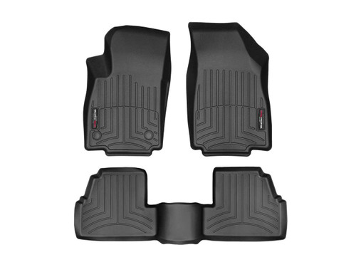 Weathertech® 44532-1-2 FloorLiner DigitalFit Black Front & Rear Encore