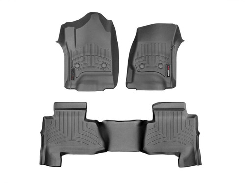 Weathertech® 44607-1-8 FloorLiner DigitalFit Black Front & Rear Suburban