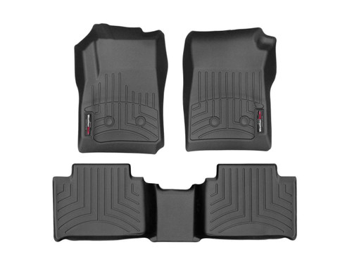 Weathertech® 44751-1-2 FloorLiner DigitalFit Black Front & Rear GMC Canyon