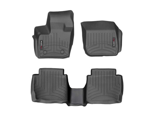 Weathertech® 449611-444832 FloorLiner DigitalFit Black 1st & 2nd Row MKZ