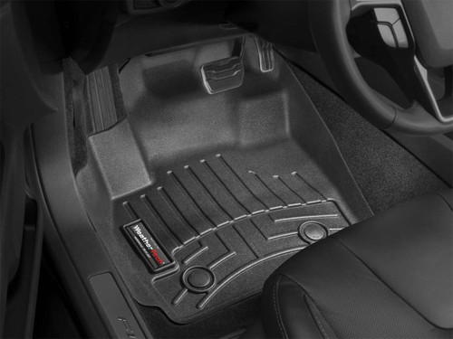 Weathertech® 44440-1-3 FloorLiner DigitalFit Black Front & Rear Hyundai Santa Fe