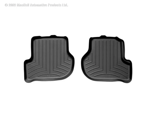 Weathertech FloorLiner DigitalFit Black Rear 2 Pieces | BHTJ 440802