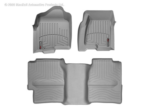 Weathertech 460031-460622 FloorLiner DigitalFit Gray 1st & 2nd Row Silverado