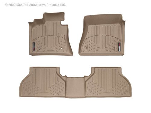 Weathertech® 45558-1-2 FloorLiner DigitalFit Tan 1st & 2nd Row Acura RLX