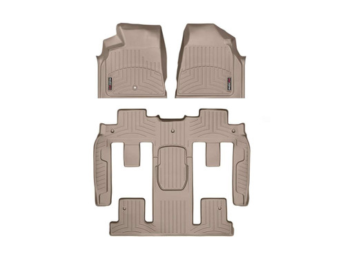 Weathertech 452511-451114 FloorLiner DigitalFit Tan 1st & 2nd Row Acadia`