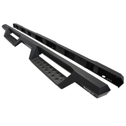 Westin HDX Drop Nerf Step Bars. Textured Black Powder Coated Steel. Mount Kit Included. For Super Crew Cab. | BCTC 56-13945