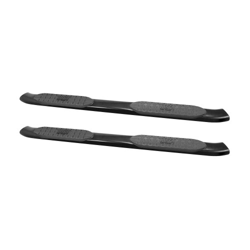 Westin PRO TRAXX 5 Oval Nerf Step Bars. Mount Kit Included. Rocker Panel Mounting. Black Powdercoat Mild Steel. For Double Cab. | BCTC 21-52775