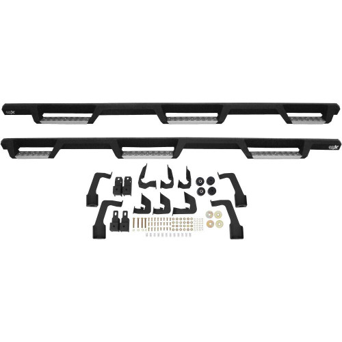 Westin HDX Stainless Drop Wheel To Wheel Nerf Step Bars. Textured Black. For Double Cab. | BCTC 56-5345952