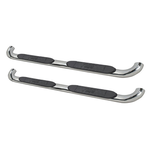 Westin Platinum 4 Oval Nerf Step Bars. Polished Stainless Steel. Mount Kit Included. Rocker Mount. | BCTC 21-4080