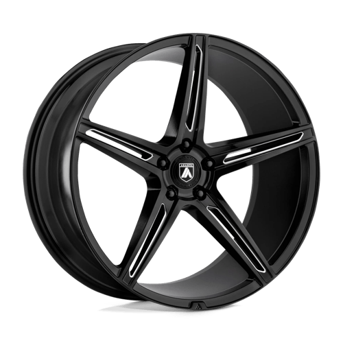 Asanti Alpha 5 ABL22 Wheel 22x10.5 Gloss Black Milled - Custom Bolt Pattern & Offset 25-34mm | ABL22-22050025BK