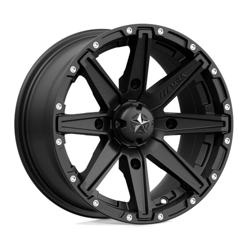 Msa Offroad UTV Clutch M33 Wheels Rims 15x10 4x156 Satin Black 0 | M33-05056