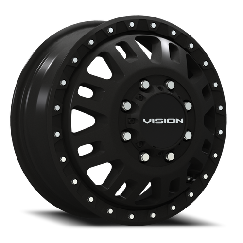 Vision Manx 2 408 Dually Wheel 16x6 8x170 Satin Black 115mm | 408-6670SBF