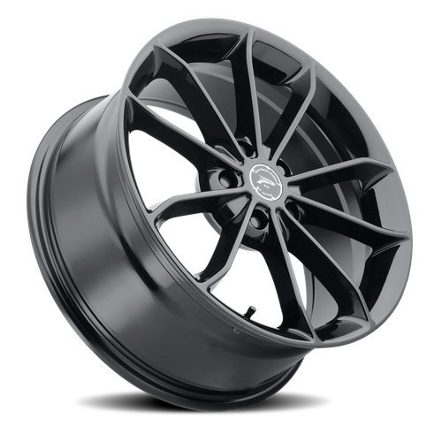 Platinum 457Bk Revelation 18x8 5x110 Gloss Black 35mm Wheels