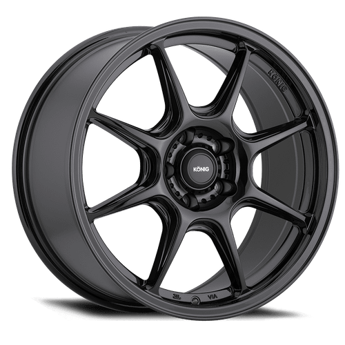 Konig 102B Lockout Wheels Rims 16x7.5 5x100 Gloss Black 45mm | 102B-LK76510455