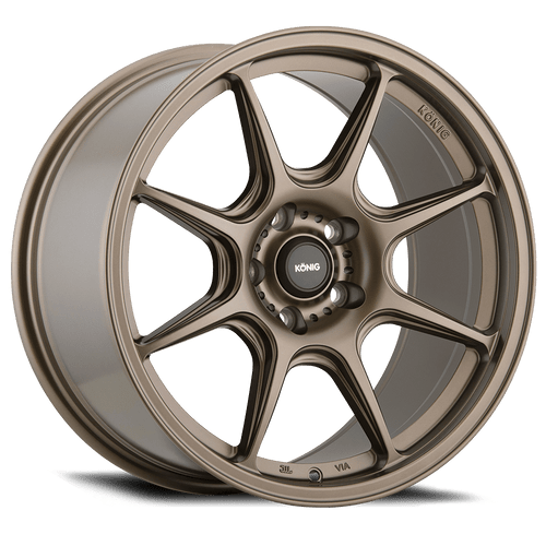 Konig 102Bz Lockout Wheels Rims 15x7 4x100 Matte Bronze 38mm | 102BZ-LK75100388
