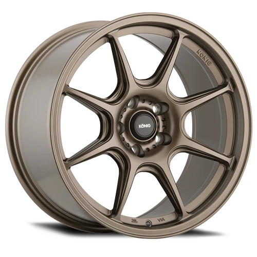 Konig 102Bz Lockout Wheels Rims 17x8 4x100 Matte Bronze 45mm | 102BZ-LK87100458
