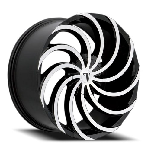 DOORBUSTER PRICING! - Velocity Vw21 Wheel 20x8.5 5x110 & 5x115 Black Machined 38mm | VW21-2891BM