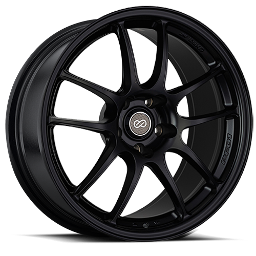 Enkei Pf01 Wheel - 18x10.5 5x114.3 Black 38mm - FREE T-SHIRT INCLUDED! | 460-8105-6638BK